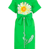 Vestido gordes marguerite green