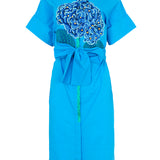 Vestido gordes hortensia blue