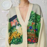 Cardigan bella of white