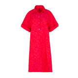 Vestido tecno camuflaje fucsia