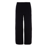 بنطلون أسود واسع الساقين