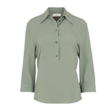 Polera crepe verde