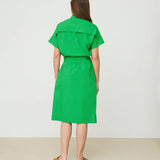 Vestido gordes marguerite green