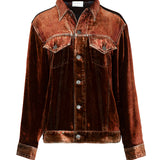 Chaqueta kanpur/s terciopelo cobre