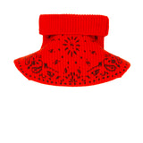 Keelin orange and red bandana scarf