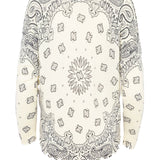Jersey mela bandana bico blanc gris