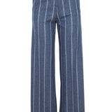 Pantalon raya blanca