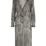 Abrigo vintage gris