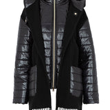 Abrigo Flecos woven  black GC000625D 33395 9300