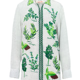 Assia Green Blouse