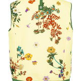 Josephine Green Floral Vest