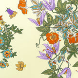 Yellow Belvedere Garden Floral Scarf