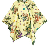 Yellow Floral Orion Mantella Poncho