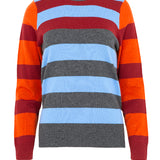 Jersey punto rayas multicolor
