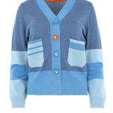 Chaqueta azul lana extrafina