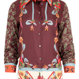 Camisa estampada guirnalda