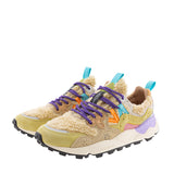 Zapatilla yamano 3 teddy beige multi