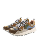 Zapatilla yamano 3 knitting grey stone