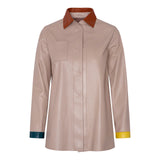 Nude nappa jacket