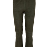 Pantalon ferrara suede verde