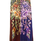 Falda ceto geométrico floral