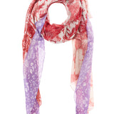 Pañuelo Hawn Toile de Jouy grana