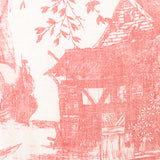 Hawn Toile de Jouy Pomegranate Scarf