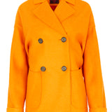 Chaqueta paño mandarina