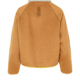 Chaqueta embroidery camel