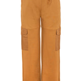 Pantalon cargo caramello