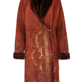 PAINTED BROWN MERINILLO COAT