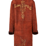 PAINTED BROWN MERINILLO COAT