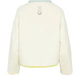 Chaqueta embroidery cream
