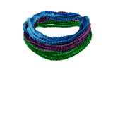 Collar velvet berenjena