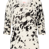 Jersey camile cream black