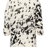 Jersey camile cream black