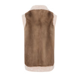 Pastel mink vest
