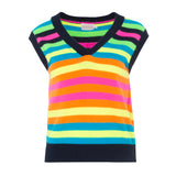Chaleco stripe navy