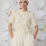 Jersey axelle of white