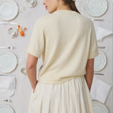 Jersey axelle of white