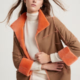 Chaquetón visón sara flor