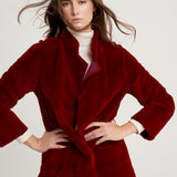Red scarlet mink