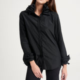 Camisa tecnológica multicuellos negra