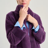 Chaqueton visón  sara morado