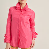 Flamingo multi-collar techno shirt