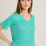 Camiseta jaya turquesa