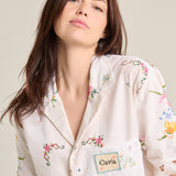 Camisa blanca bordada