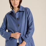 Abrigo paño denim