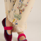 Mafalda burgundy