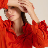 MULTI TECH ORANGE SHIRT 255542